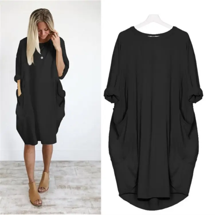 Women's Navy Blue Long Dress Party Wear — feature 3