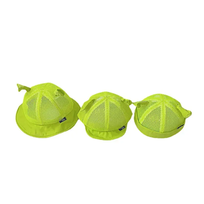 Green Neon Baby Caps for Boys Girls Summer - Image 6