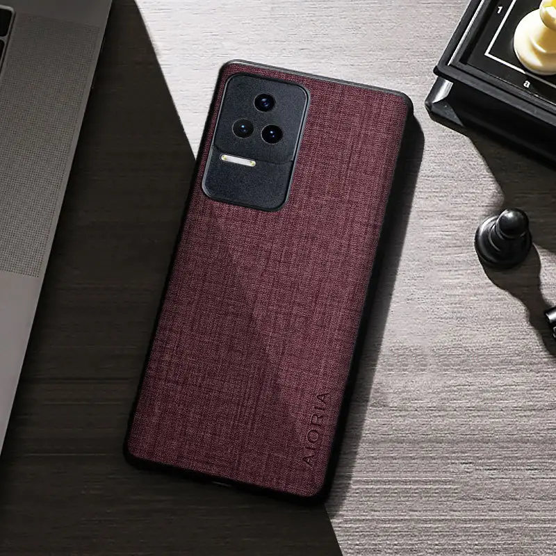 Xiaomi Redmi K50 Pro Phone Case Green Canvas Non-Slip - Image 3