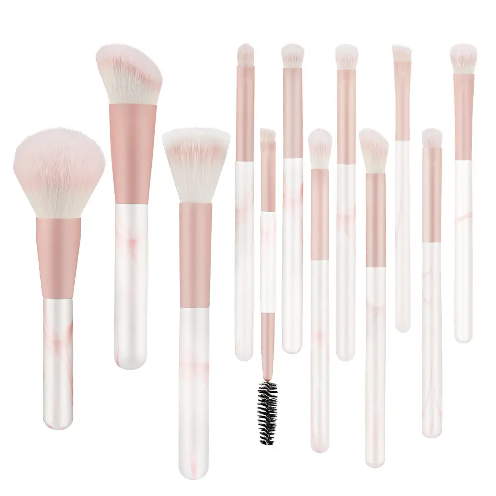 12-piece Clear Sky Makeup Brush Set for Beginners - Image 2