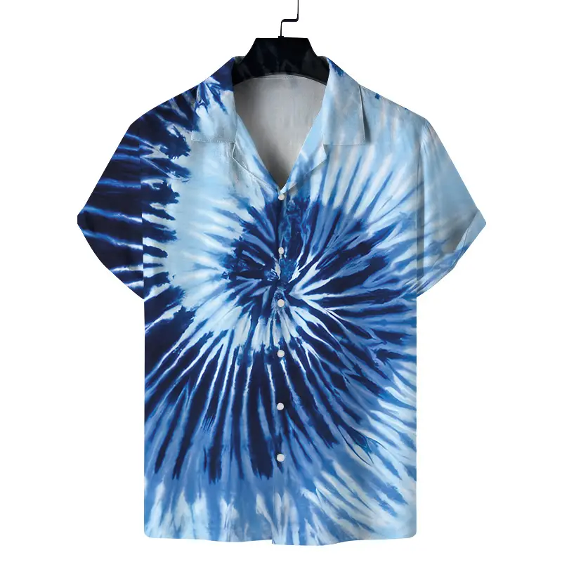2025 Digital Printed Short Sleeve Shirt for Men - Image 2