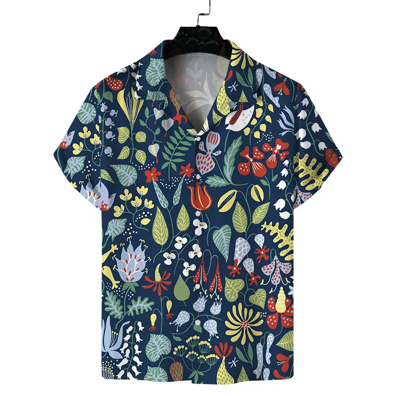 2025 Digital Printed Short Sleeve Shirt for Men - Image 12
