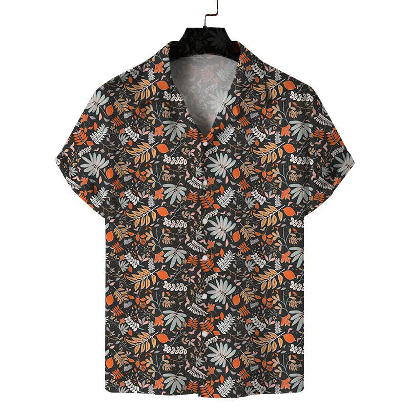 2025 Digital Printed Short Sleeve Shirt for Men - Image 11
