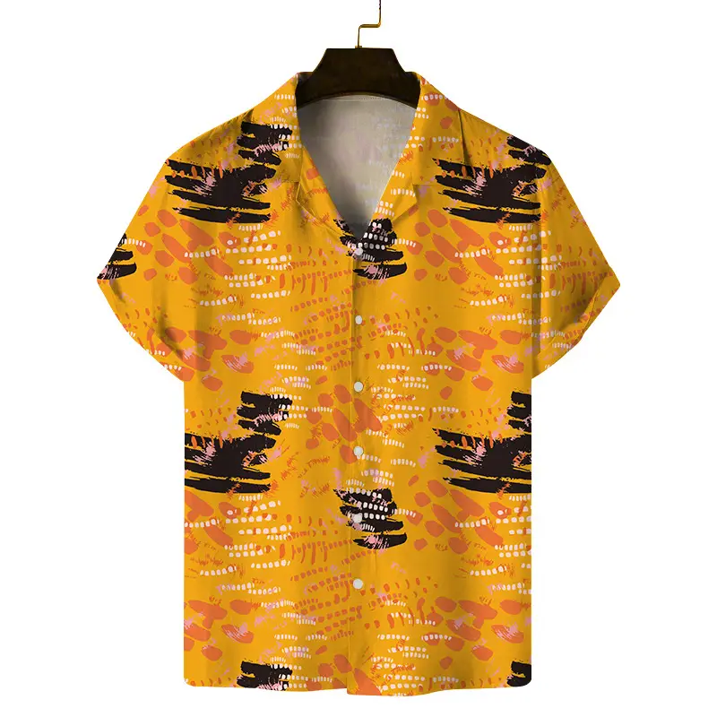 2025 Digital Printed Short Sleeve Shirt for Men - Image 13
