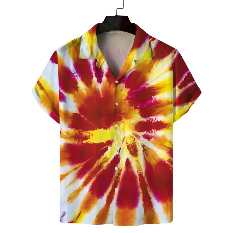 2025 Digital Printed Short Sleeve Shirt for Men - Image 20