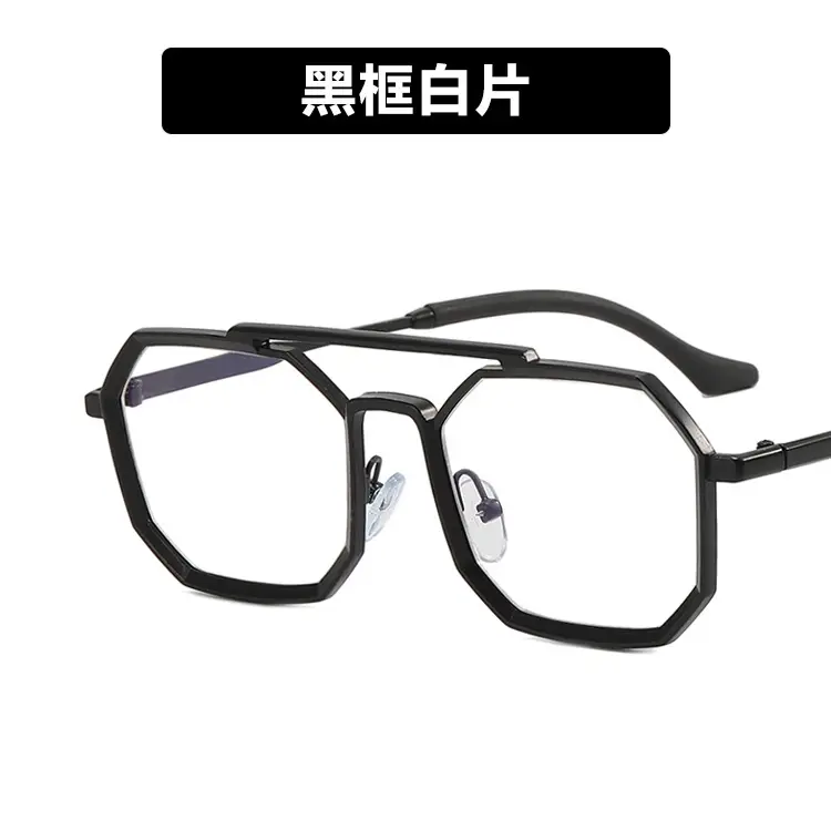 Men's Silver Frame Blue Sunglasses with Blue Lenses