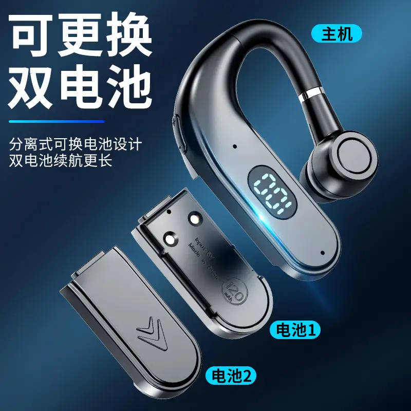 Wireless Bluetooth Earphone with Voice Control & Removable Battery - Image 6