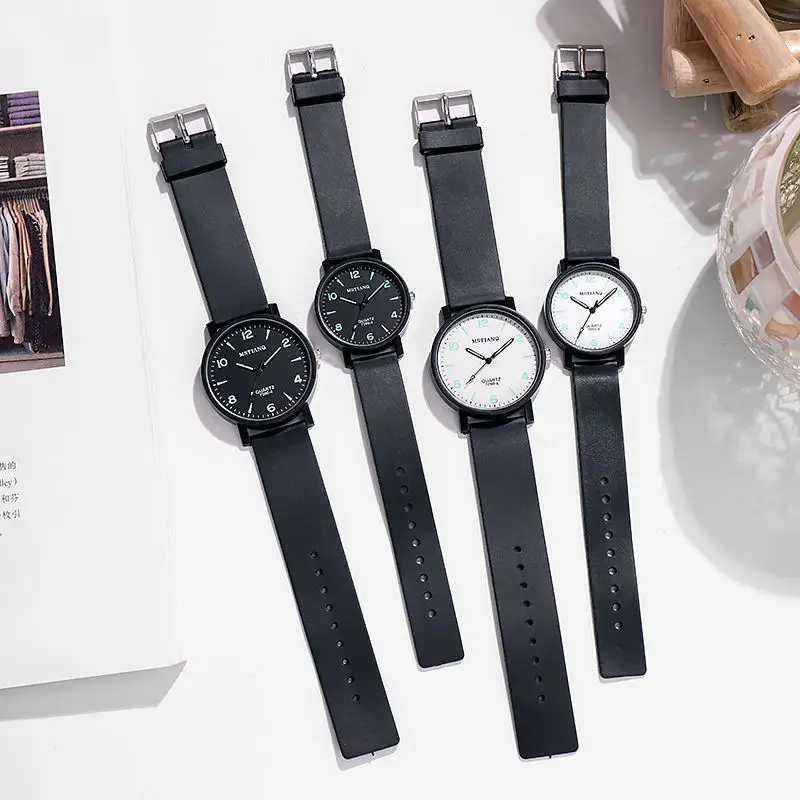 Quartz Watch for Civil Service Students, High School and College Entrance Examination, Niche Ins Style Simple Cold Style Men's and Women's Watches Wholesale