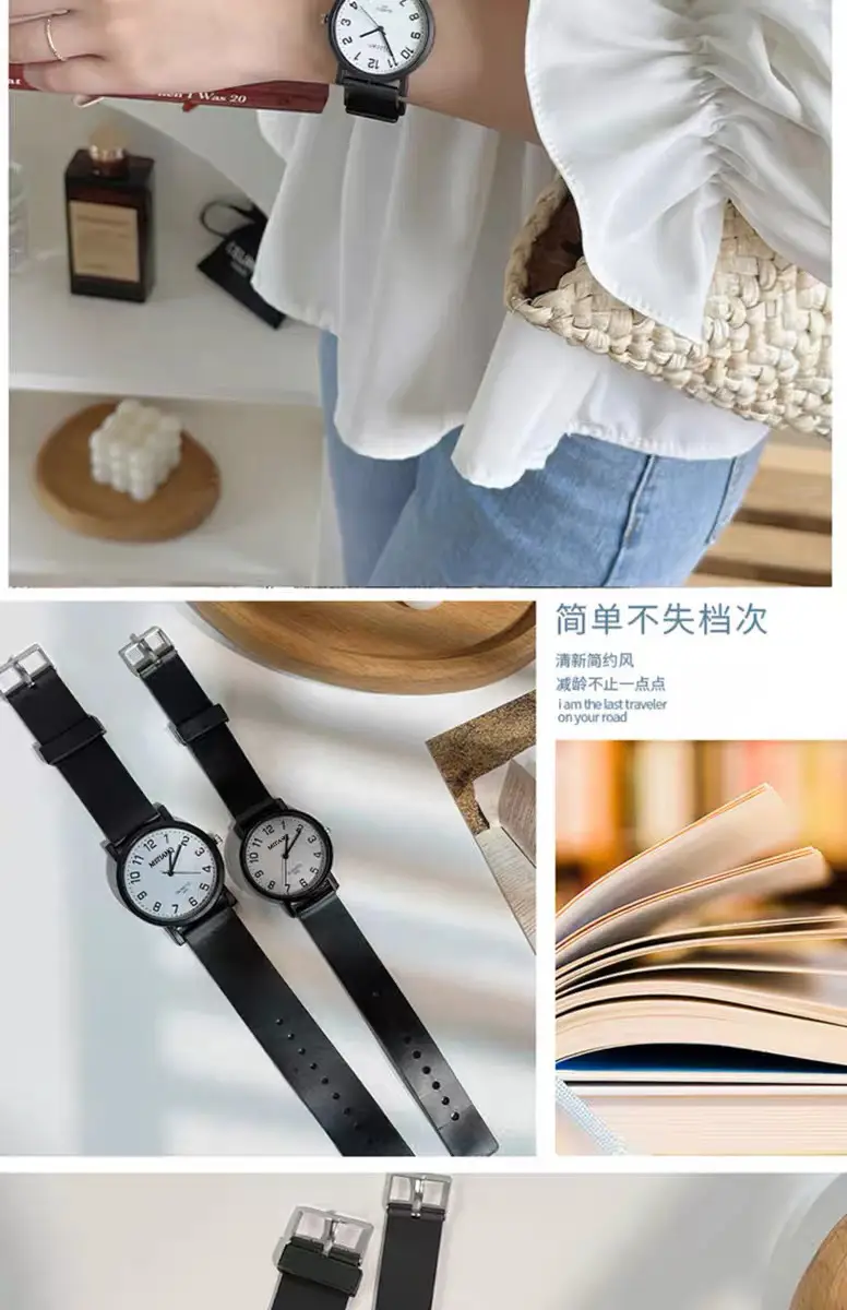 Quartz Watch for Civil Service Students, High School and College Entrance Examination, Niche Ins Style Simple Cold Style Men's and Women's Watches Wholesale — feature 14