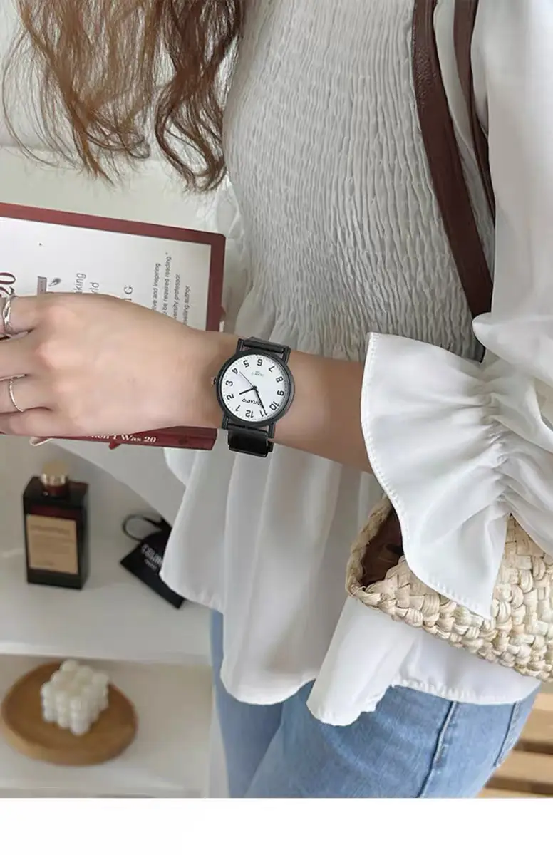 Quartz Watch for Civil Service Students, High School and College Entrance Examination, Niche Ins Style Simple Cold Style Men's and Women's Watches Wholesale — feature 2