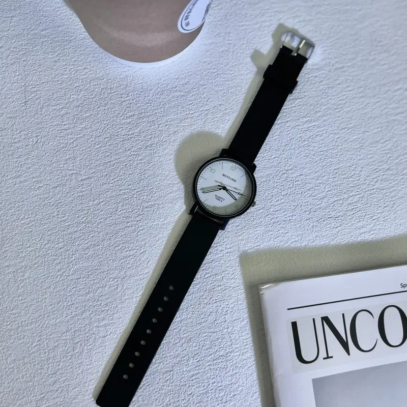 Quartz Watch for Civil Service Students, High School and College Entrance Examination, Niche Ins Style Simple Cold Style Men's and Women's Watches Wholesale