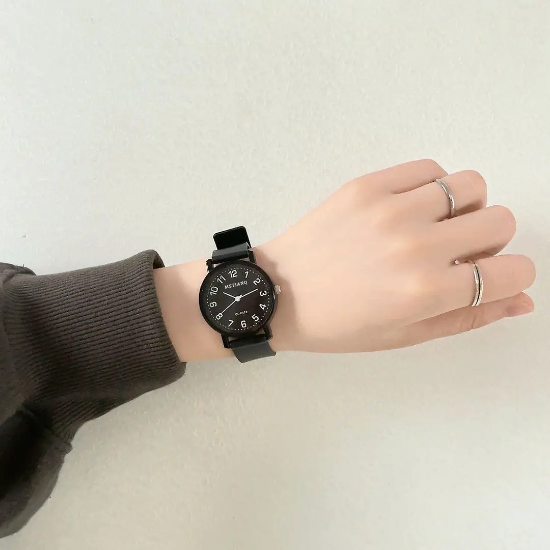Quartz Watch for Civil Service Students, High School and College Entrance Examination, Niche Ins Style Simple Cold Style Men's and Women's Watches Wholesale