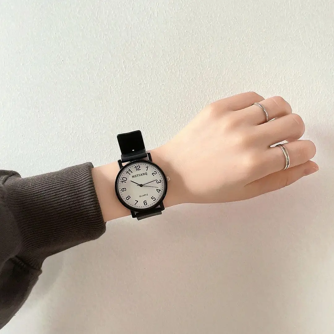 Quartz Watch for Civil Service Students, High School and College Entrance Examination, Niche Ins Style Simple Cold Style Men's and Women's Watches Wholesale
