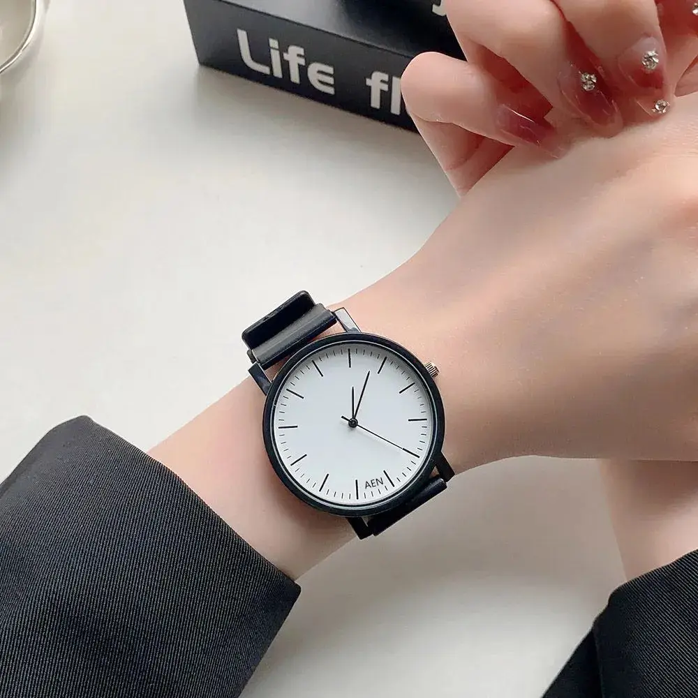 Quartz Watch for Civil Service Students, High School and College Entrance Examination, Niche Ins Style Simple Cold Style Men's and Women's Watches Wholesale
