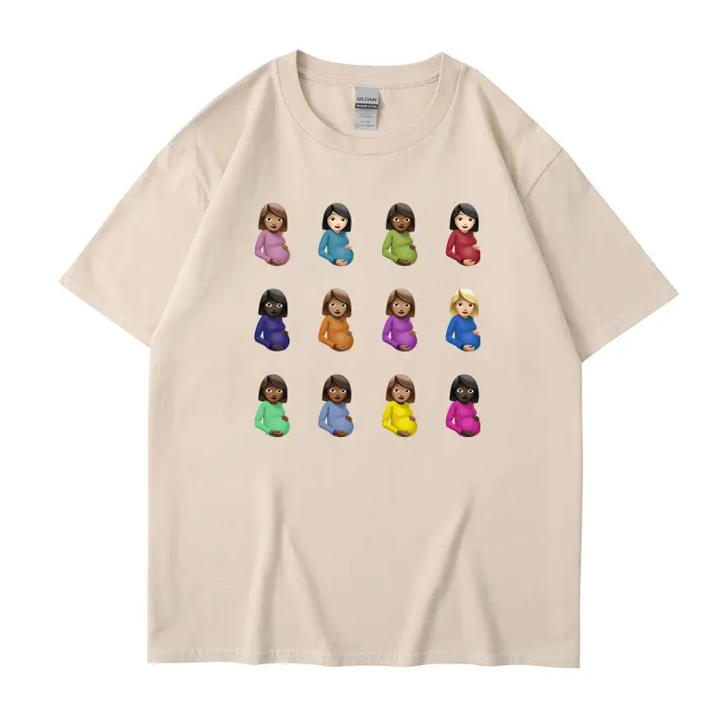 Kids Cartoon T-Shirt Grey Round Neck for Boys Girls