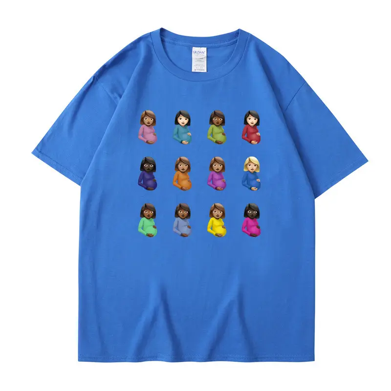 Kids Cartoon T-Shirt Grey Round Neck for Boys Girls