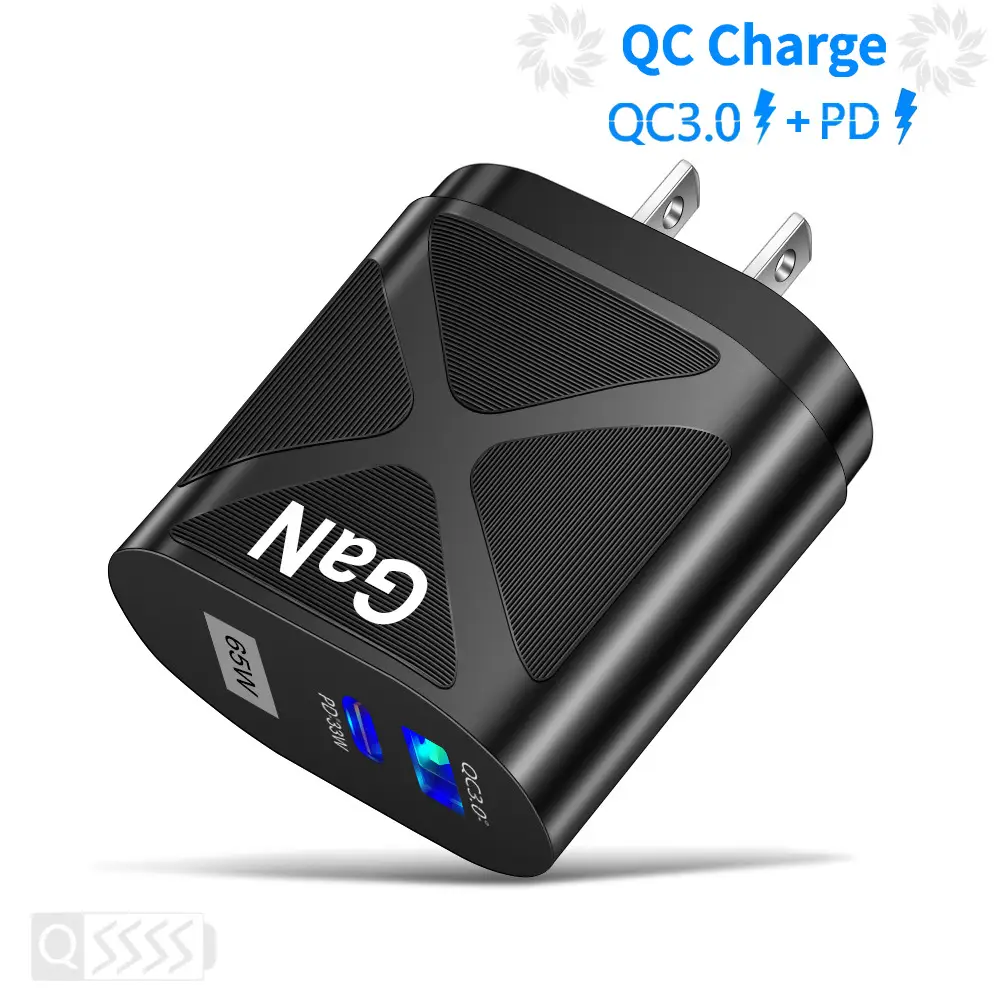65W GAN GaN Charger PD Fast Charging White - Image 3