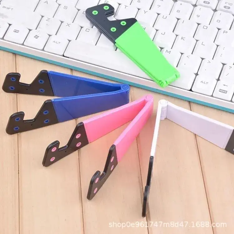 V-Shape Phone Tablet Bracket Multi Color Foldable Desk Holder - Image 11