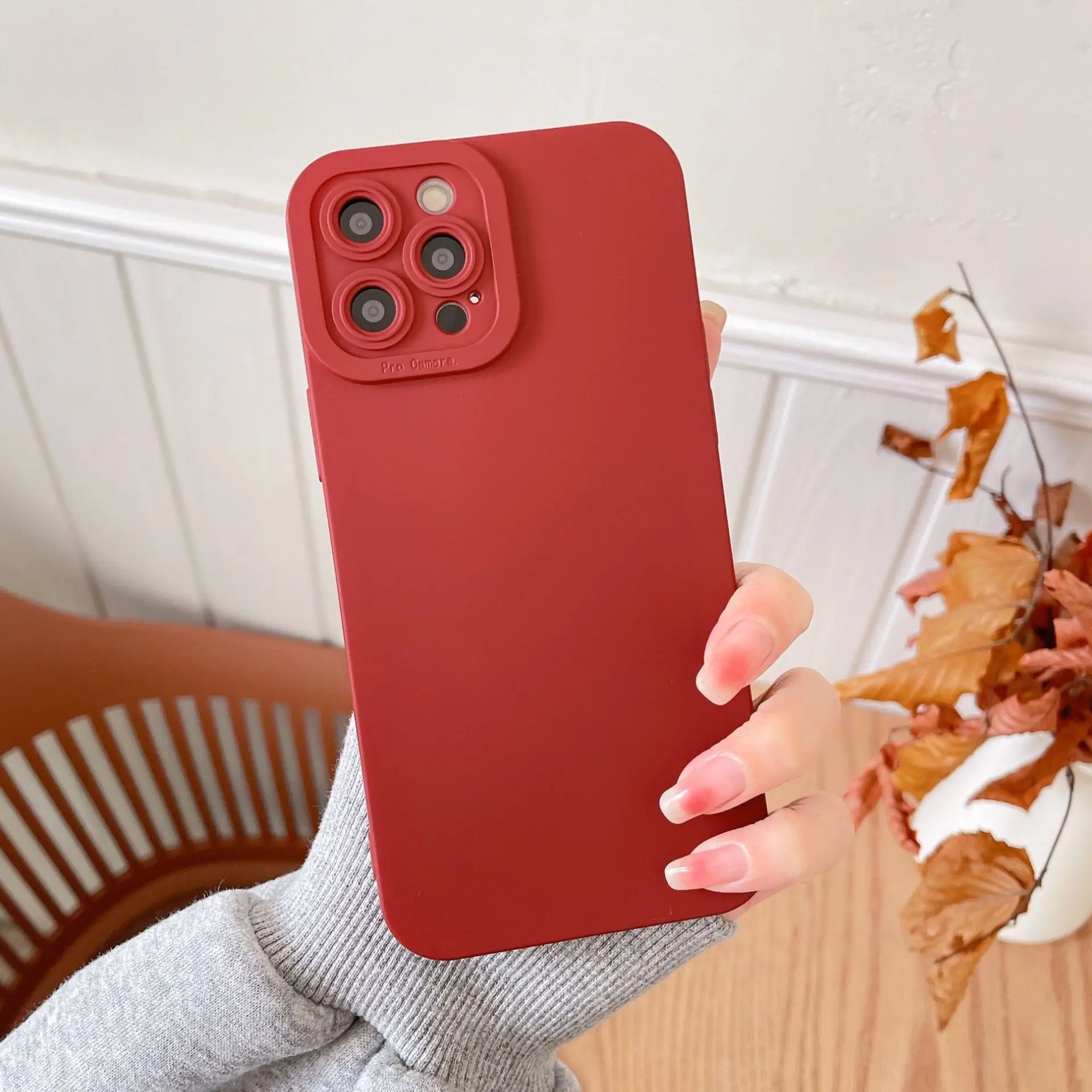 Purple Liquid Silicone iPhone 13 Case