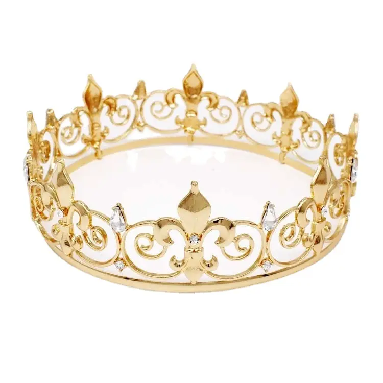 Gold Crown King Birthday Party Hair Crown - Image 7