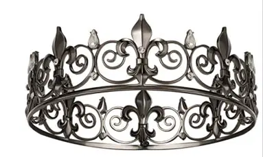 Gold Crown King Birthday Party Hair Crown - Image 3