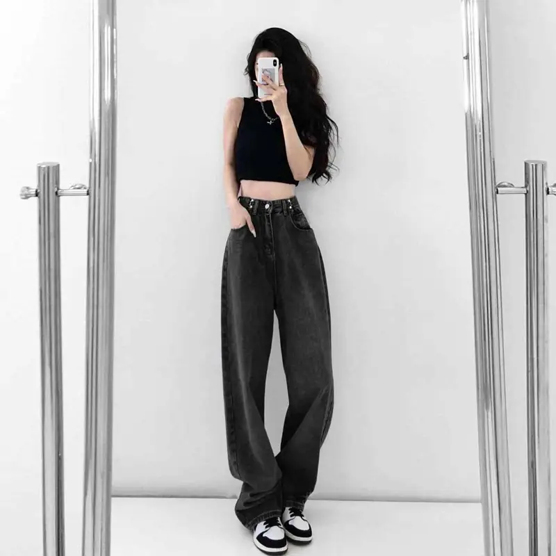 Wide Leg Pants for Girls High Waist Slimming