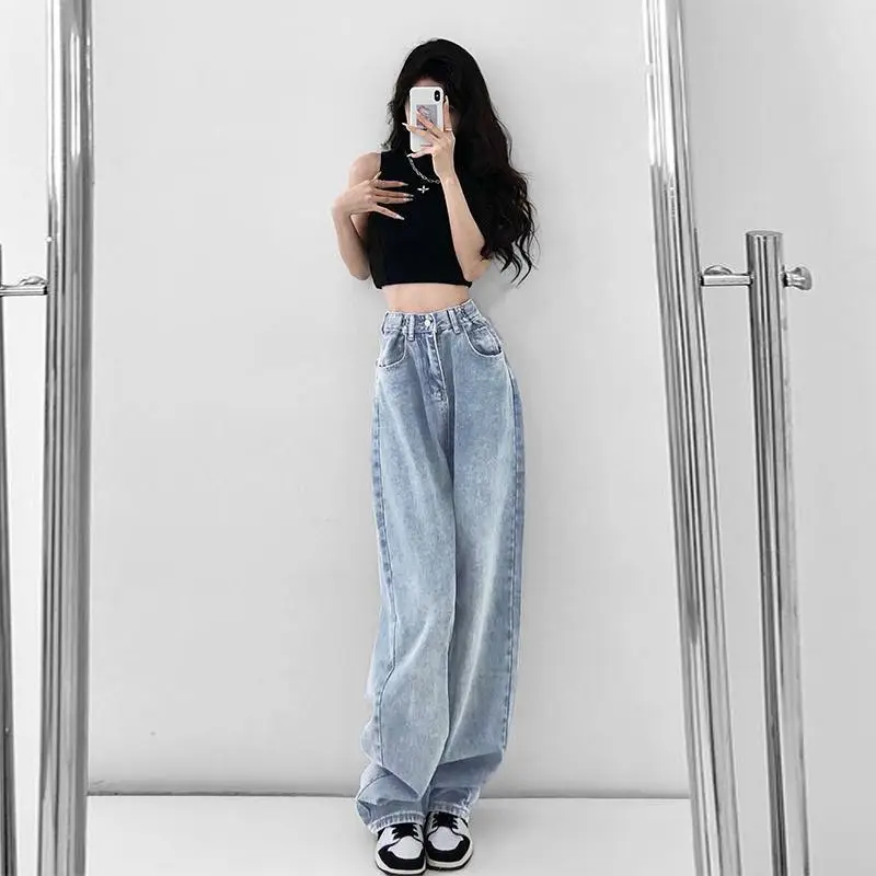 Wide Leg Pants for Girls High Waist Slimming