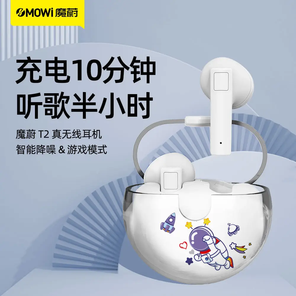 True Wireless Bluetooth Headset for Men Women with Charging 10min - Image 2