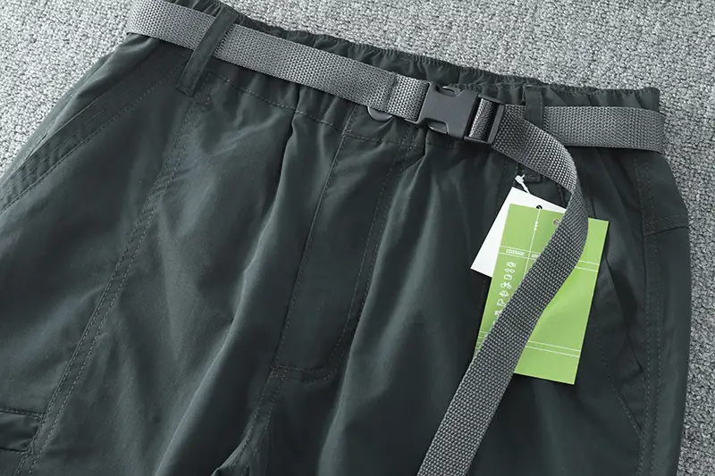 Men's Water-Resistant Sports Pants Olive Kornee Multi-Pocket — feature 3