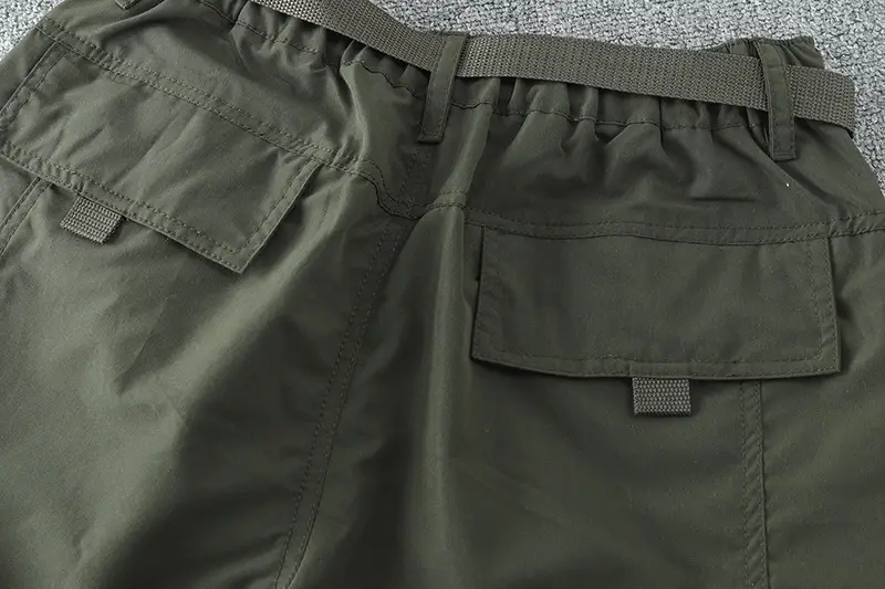 Men's Water-Resistant Sports Pants Olive Kornee Multi-Pocket — feature 6