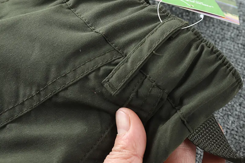Men's Water-Resistant Sports Pants Olive Kornee Multi-Pocket — feature 9