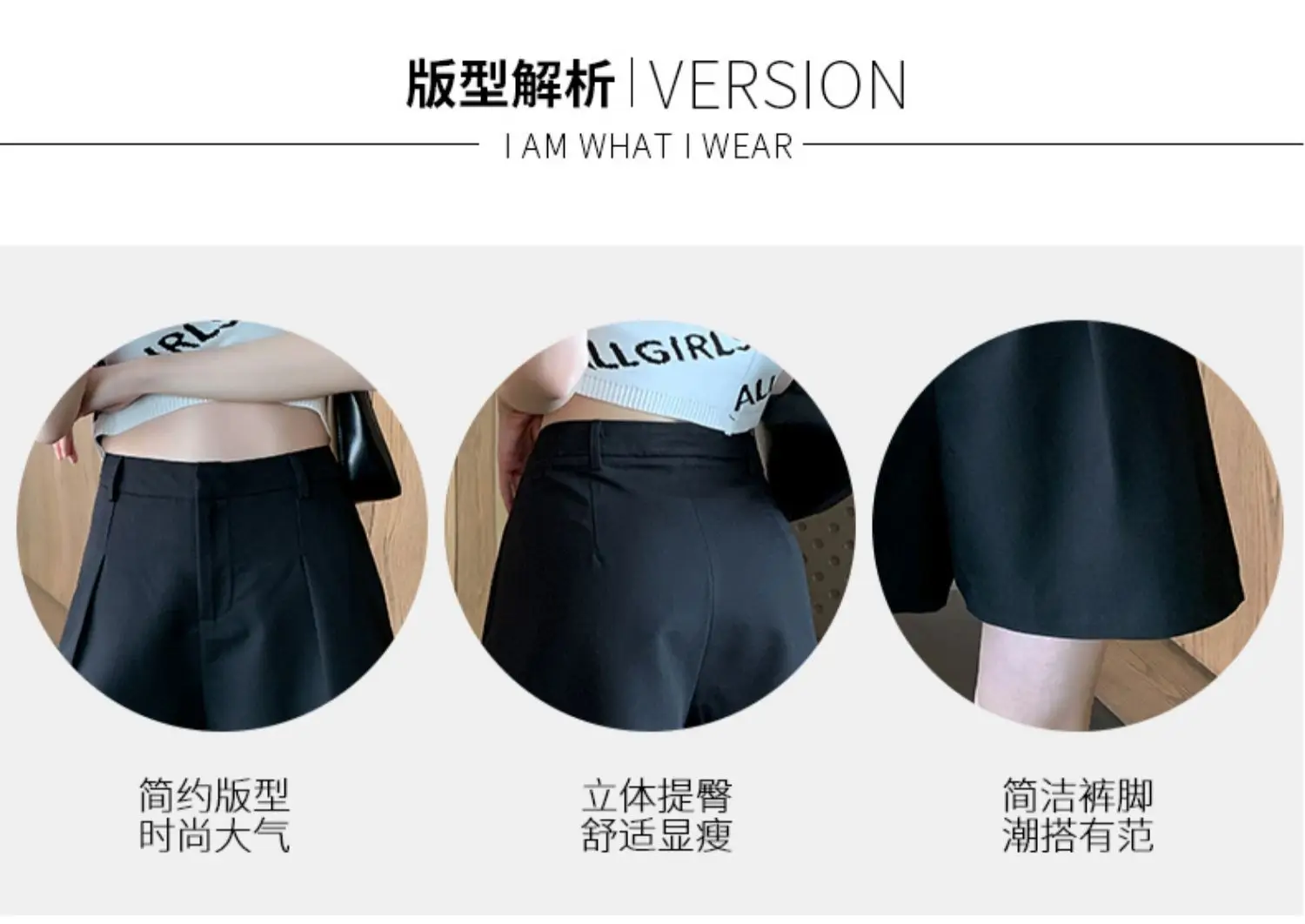 Women Khaki Slimming Shorts High Waist Loose Summer — feature 3