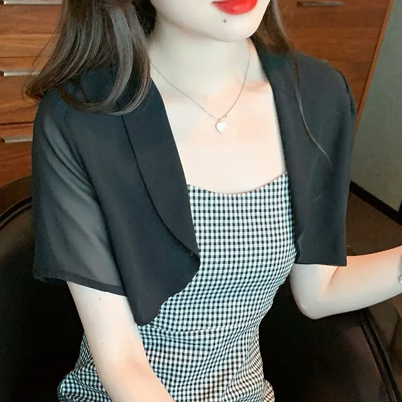 Women Sun Protection Cardigan Summer Shawl Jacket Large Matching Skirt - Image 5