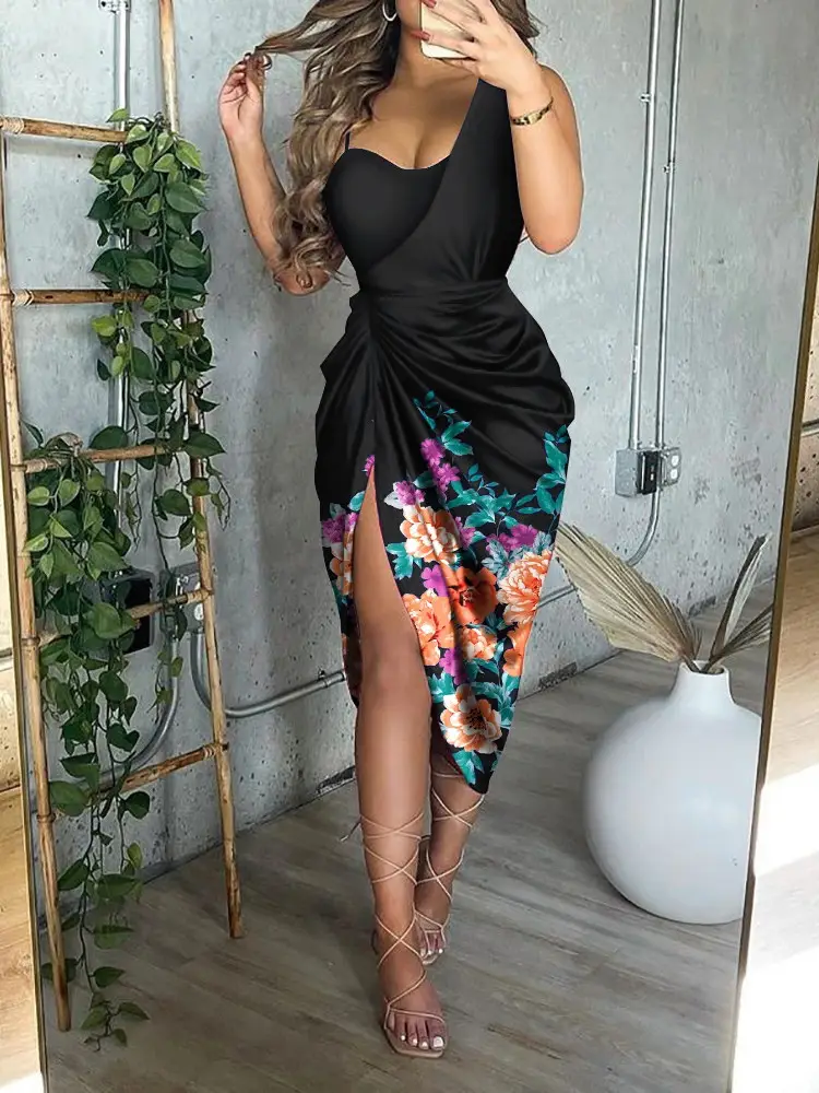 Red Sequin Slit Long Dress for Women 2026 — feature 30