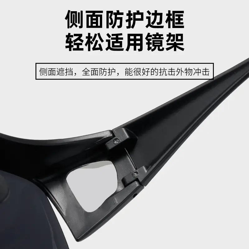 Men Polarized Night Vision Sunglasses Black Frame Yellow Lens - Image 14