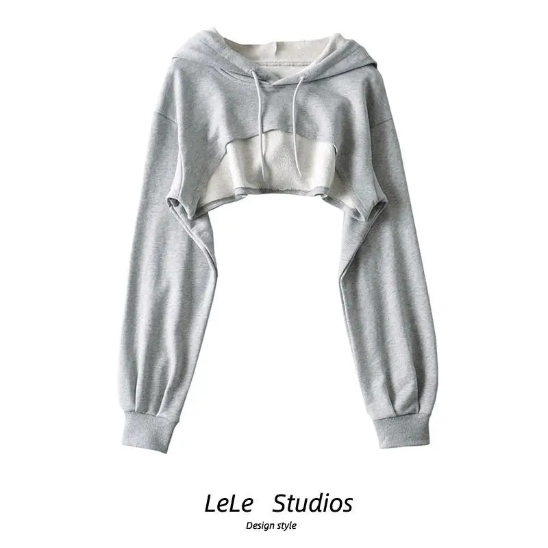 Women Crossbody Hoodie Silver Asymmetrical 2025 — feature 4