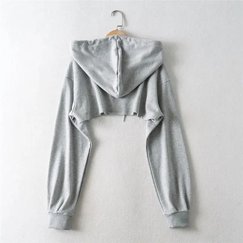 Women Crossbody Hoodie Silver Asymmetrical 2025 — feature 5