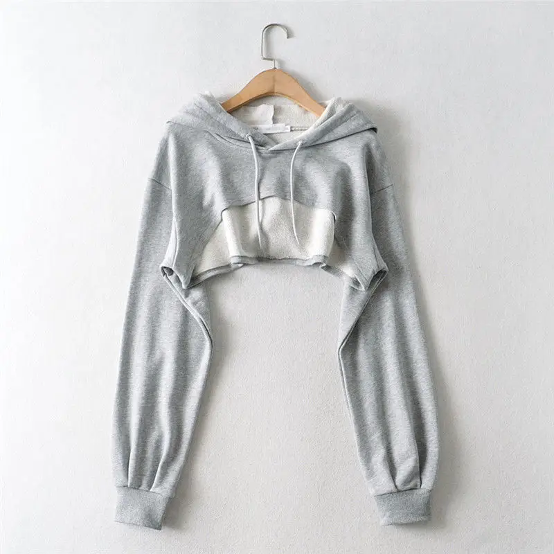 Women Crossbody Hoodie Silver Asymmetrical 2025 — feature 6