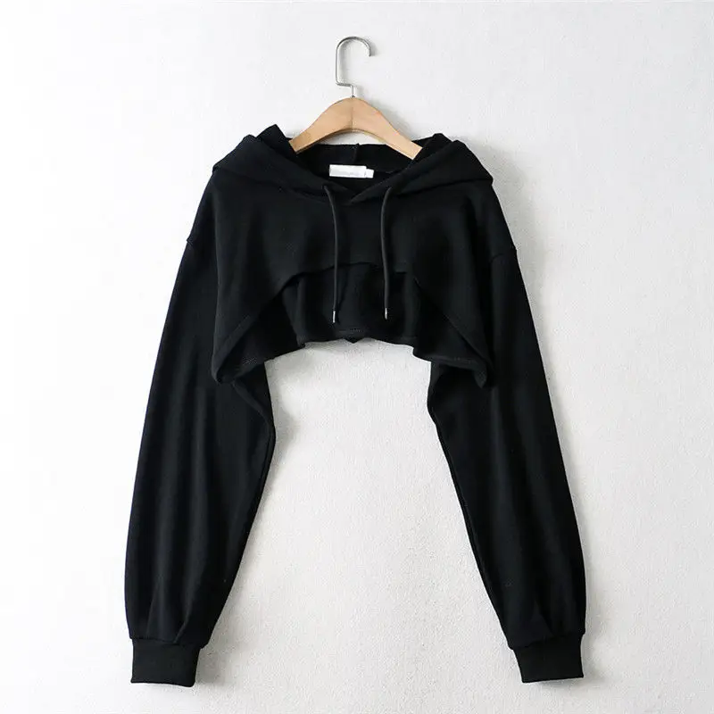Women Crossbody Hoodie Silver Asymmetrical 2025 — feature 7