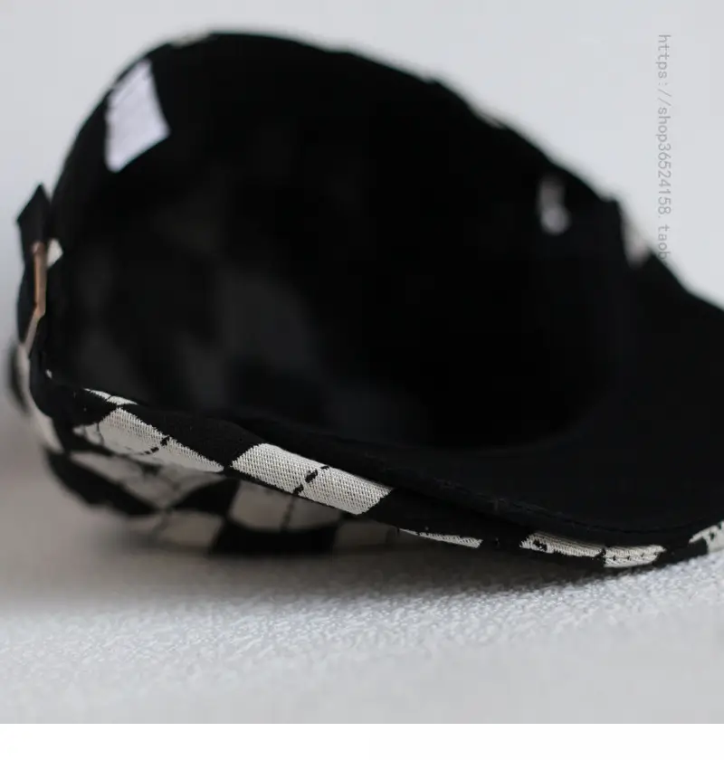 Men's Retro Plaid Flat Cap Summer British Casual — feature 7