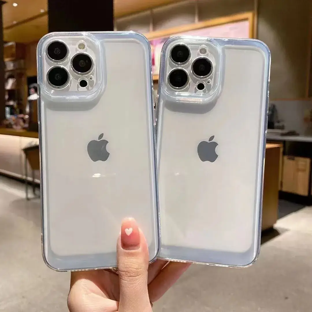 Apple 17 12 14 16 Tpu Phone Case Clear Anti-Fall - Image 2
