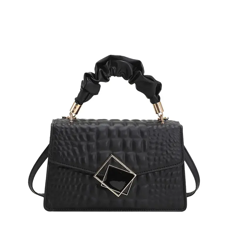 White Oblique Frame Women's Crossbody Bag - Image 9