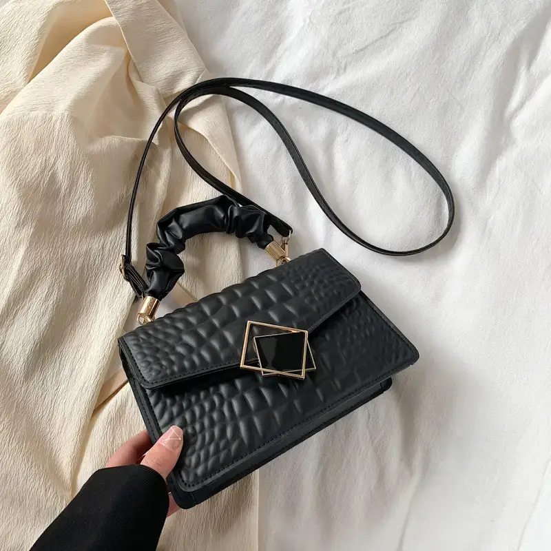 White Oblique Frame Women's Crossbody Bag - Image 4