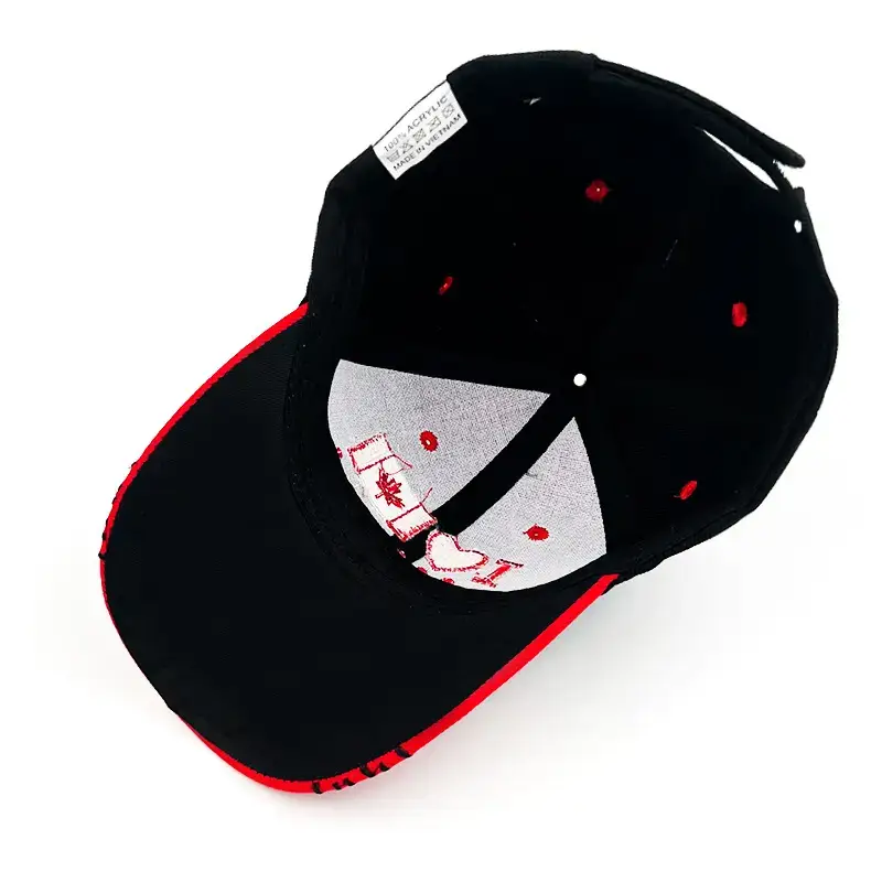 Canadian Flag Baseball Cap with Duck Tongue Design - Image 5