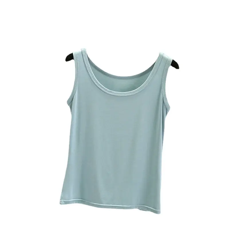 Women's Light Pink Camisole Large Size Stretch Modal - Image 17