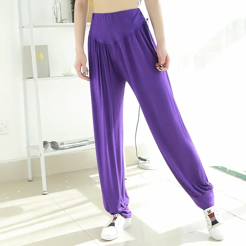 Women Grey Sweatpants Plus Size Spring Summer Loose Fit - Image 2