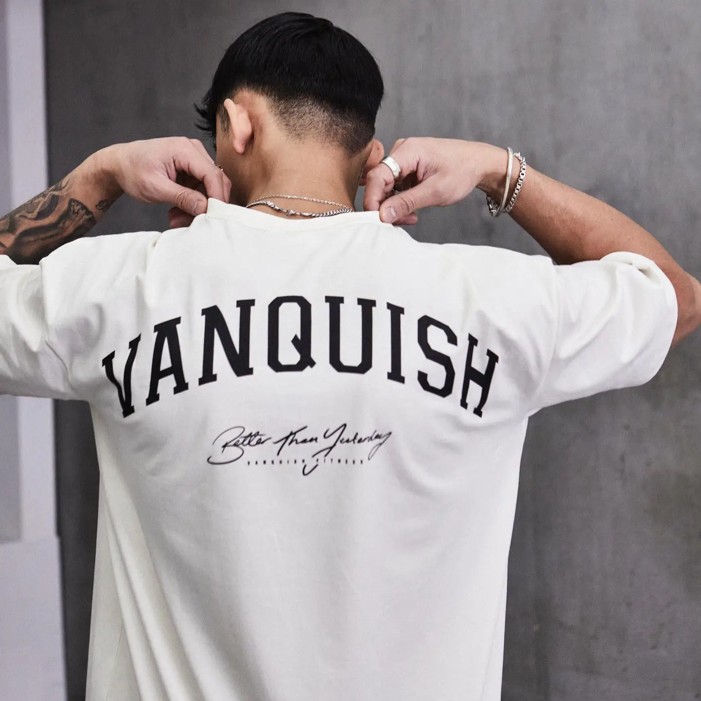 Men Black Muscle Fitness T-Shirt Short Sleeve Running Wear - Image 12