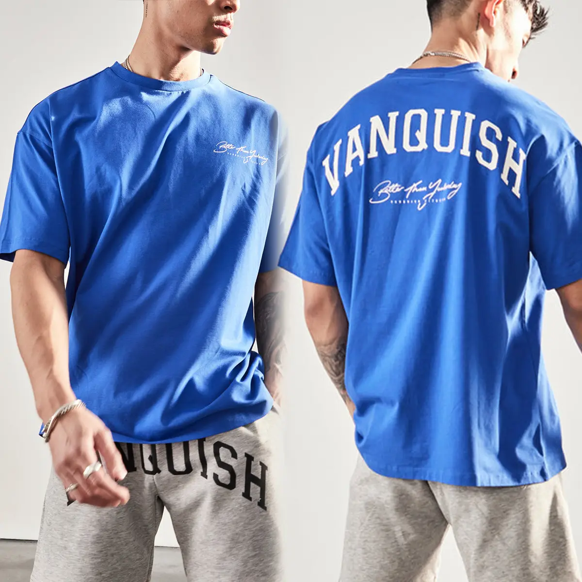 Men Black Muscle Fitness T-Shirt Short Sleeve Running Wear - Image 4