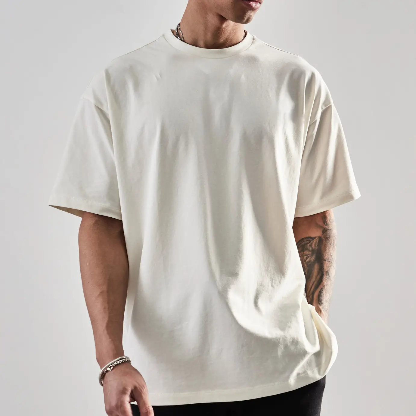 Men Black Muscle Fitness T-Shirt Short Sleeve Running Wear - Image 5