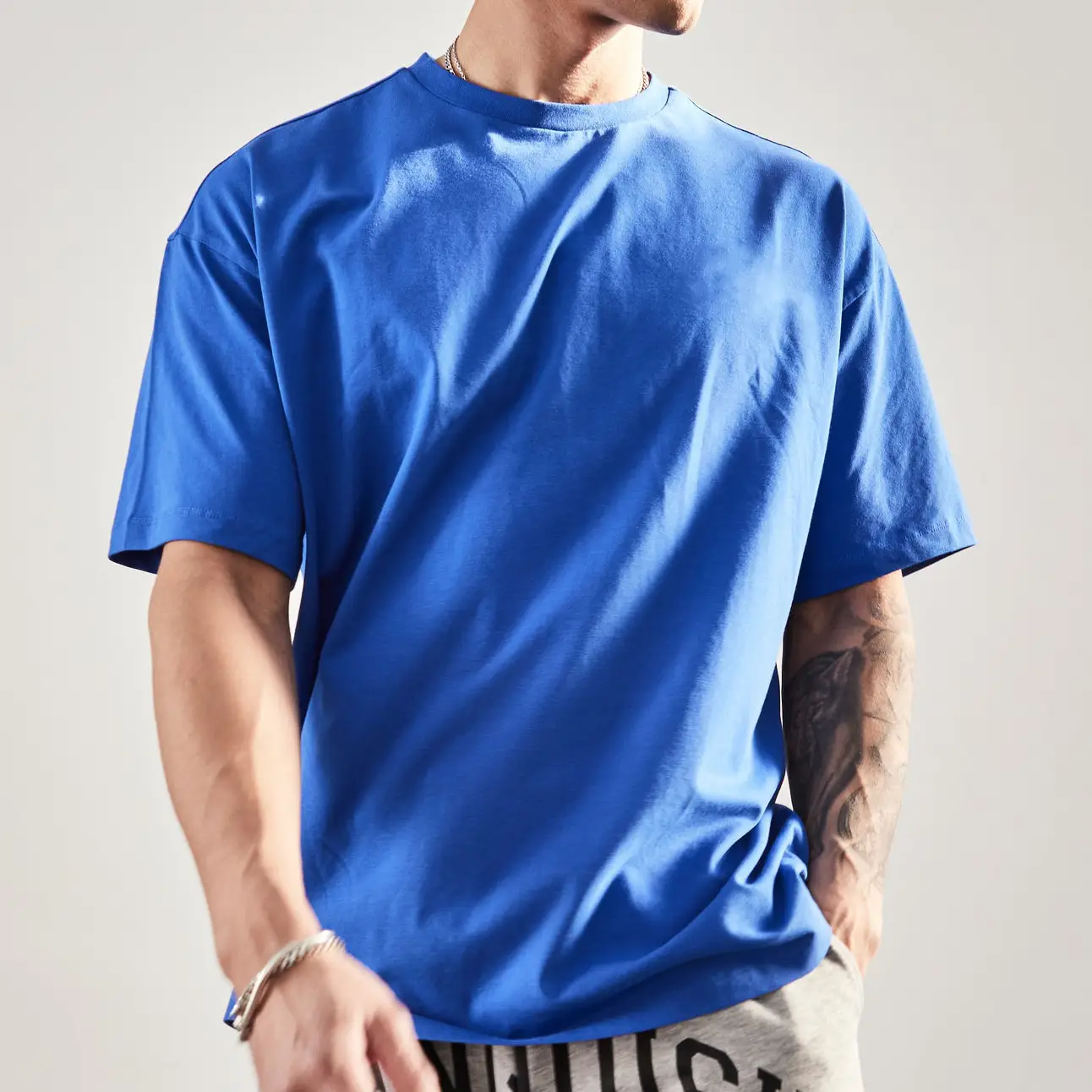 Men Black Muscle Fitness T-Shirt Short Sleeve Running Wear - Image 8